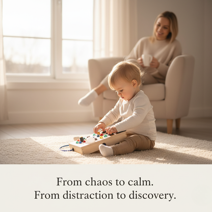 TinkerTots - Montessori Wooden Switch Board