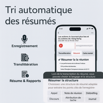NoteClip Pro – Enregistreur Vocal IA